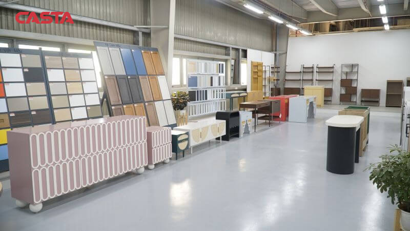 Sample product display room at Casta factory (Source: Casta)