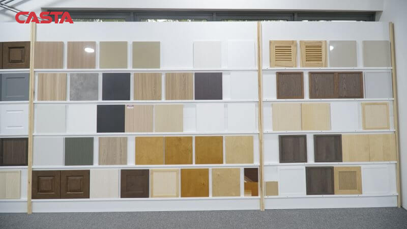 Casta Knock-Down Cabinets’ Wood Sample Variety (Source: Casta)