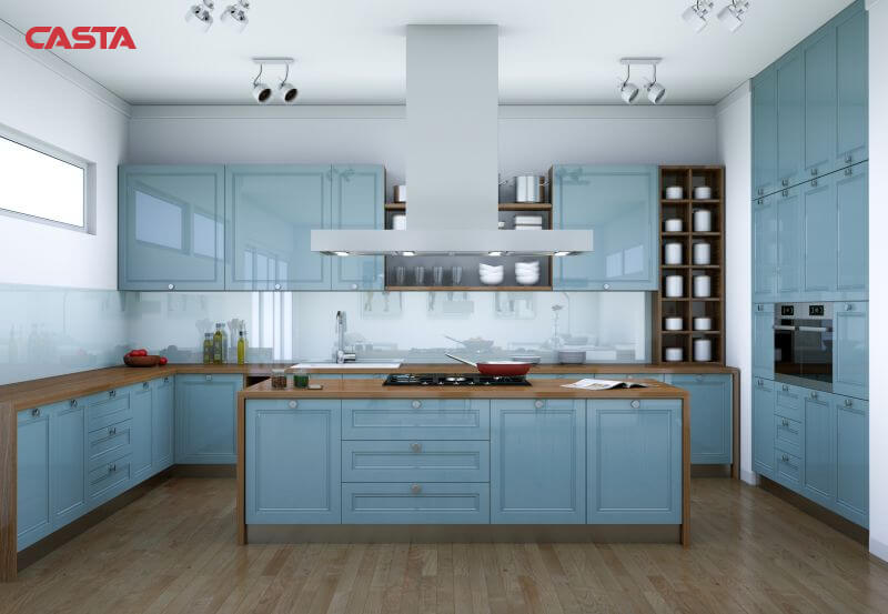 Casta’s Contemporary Shaker Style Cabinets for a Refreshing Touch