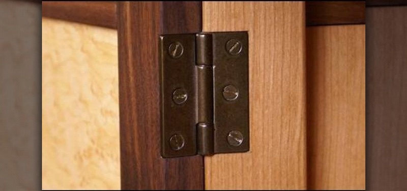 Types of Cabinet Hinges - Exposed butt hinges