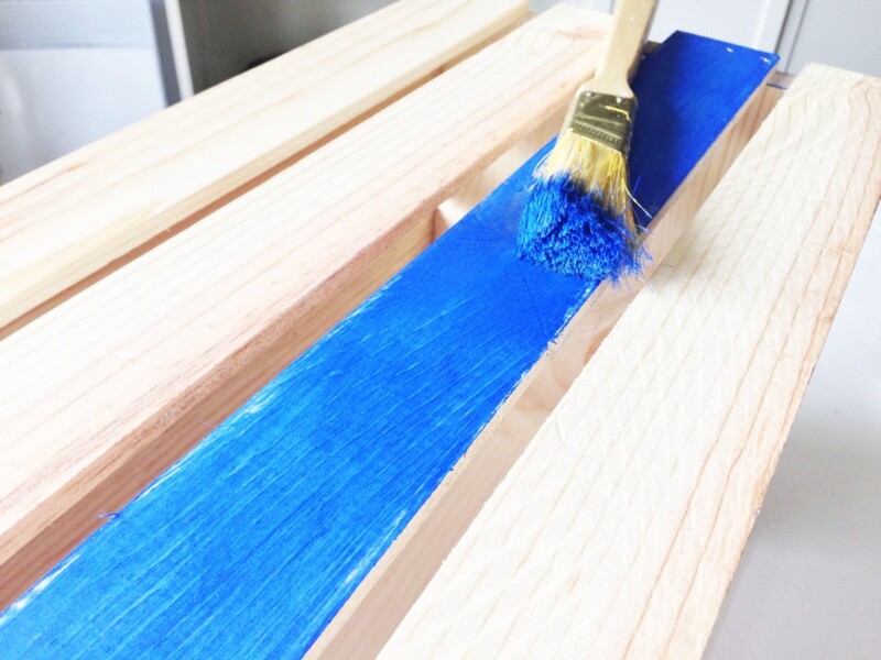 The application of low VOC water-based paint on cabinets