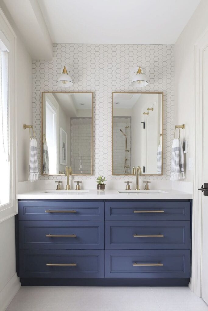 Painted Cabinets in Bathrooms