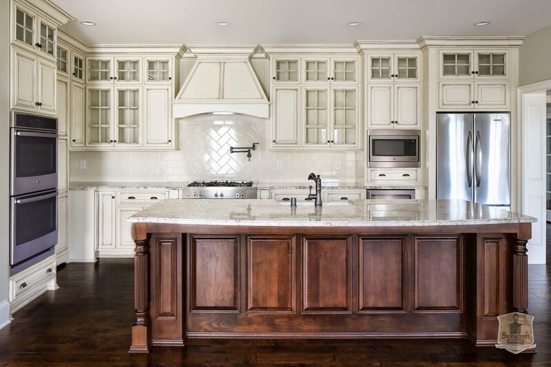 Raised panel traditional kitchen cabinet doors, showcasing durability and classic charm