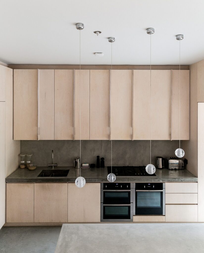 Plywood cabinet doors