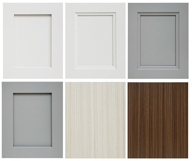 Laminate cabinet doors