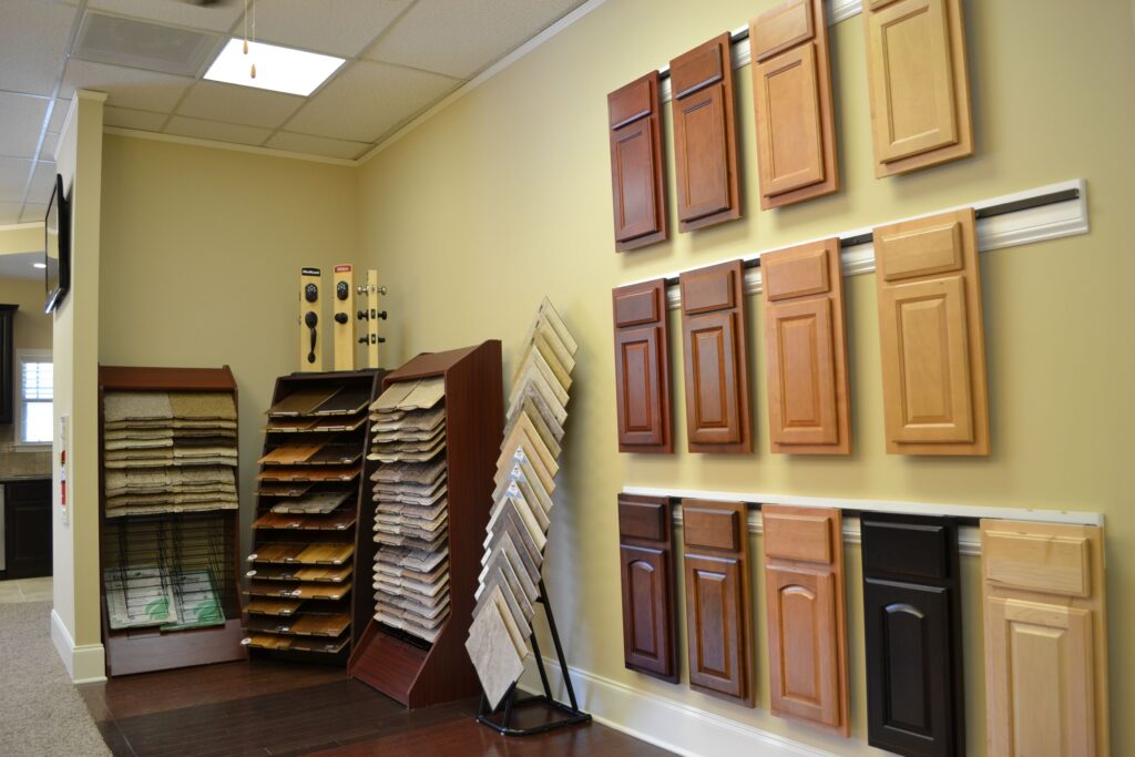 Cabinet sample kit prepared for overseas shipment