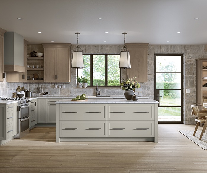 Diamond Cabinets’ premium glazed door samples