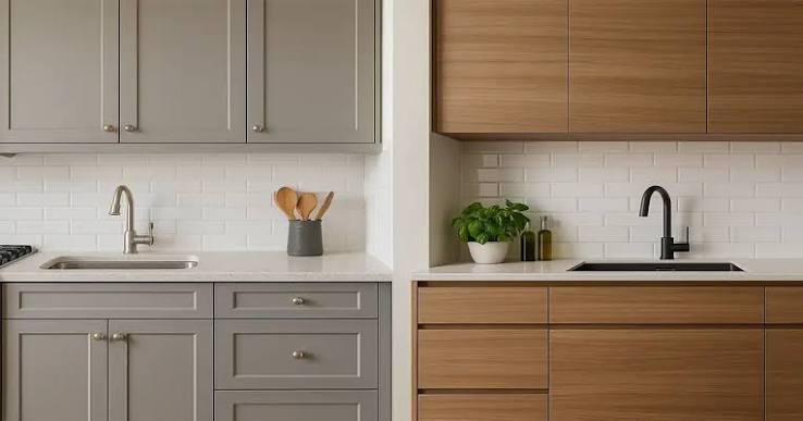 Framed vs. Frameless kitchen cabinet