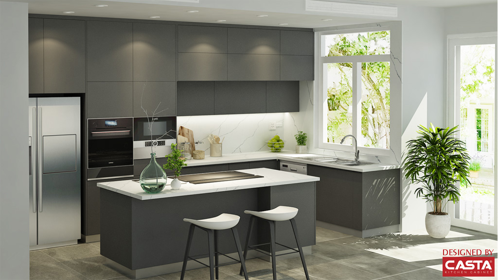Finished kitchen installation