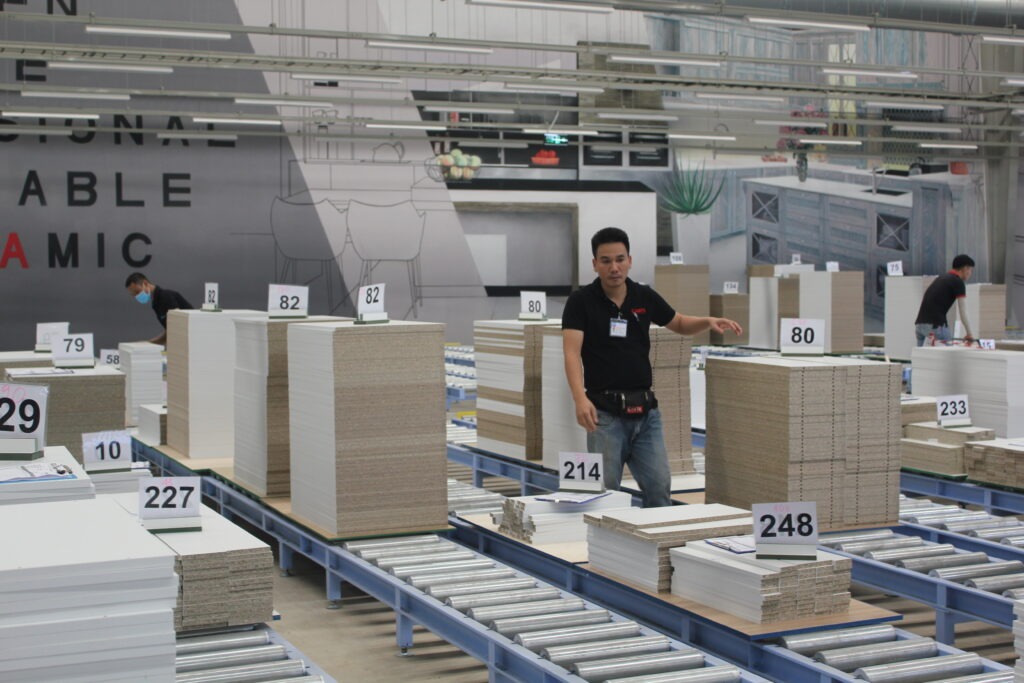 European-grade CNC machinery used for precision galley kitchen cabinets manufacturing