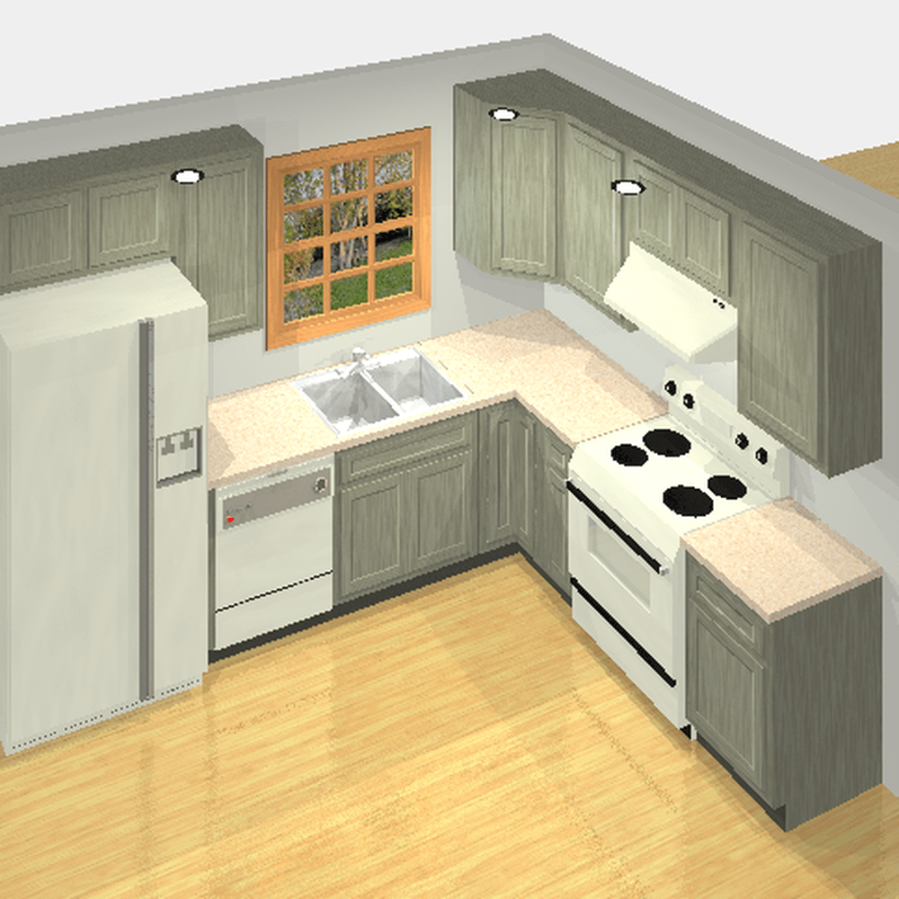 3D renderings and shop drawings used in the design phase of kitchen cabinet construction
