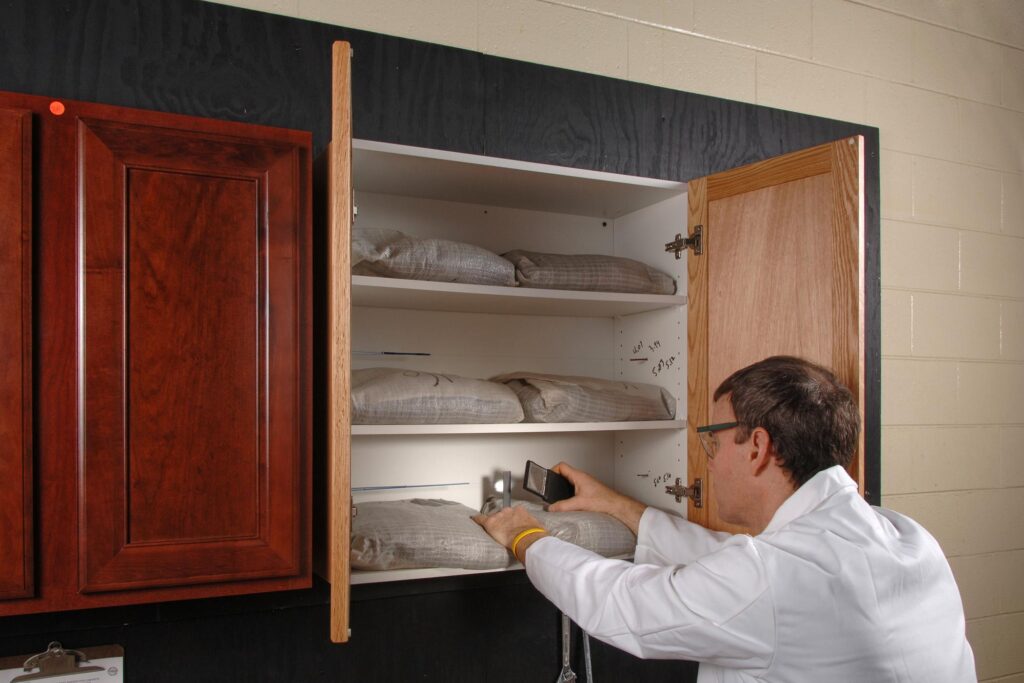 Independent lab testing of cabinet drawer durability, a source of verified kitchen cabinet information