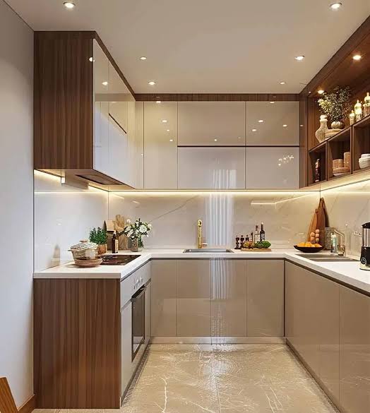 Minimalist luxury stylish kitchen cabinets for high-end residential