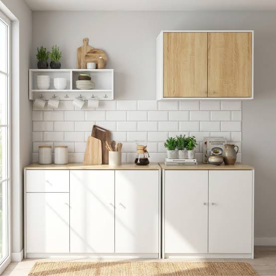 Private-label stylish kitchen cabinets packaged for fast shipping