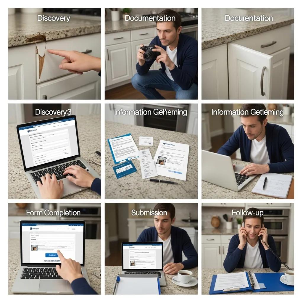 Reviewing photo evidence to resolve a commercial cabinet warranty causation dispute