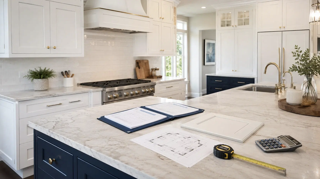 Comparing quote turnaround times to order kitchen cabinets with complete versus incomplete requests
