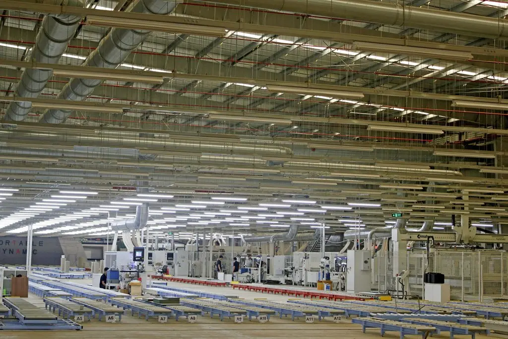 Casta Cabinetry production floor sourcing materials for FSC certified cabinets
