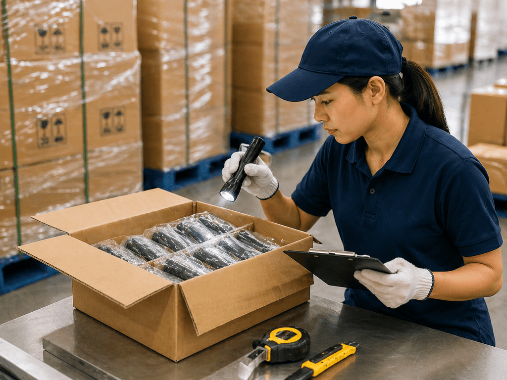 Pre-shipment quality control inspection during the cabinet lead times process