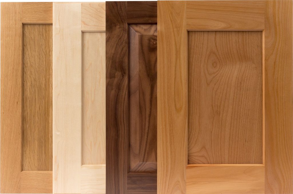 Finished shaker cabinet door sample showing profile and edge detail